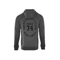 Big Green Egg Hoodie - Since 74 - Holzkohlegrau