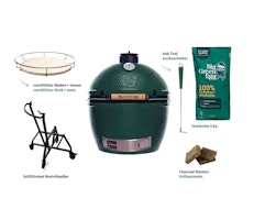 Big Green Egg Kamado Grill 2XL Starter Set inkl. 2x 4,5 kg naturbelassene Holzkohle