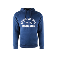Big Green Egg Hoodie - Lets create - Blau